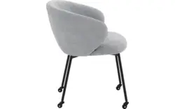 Goossens eetkamerstoel noomi blauw stof - 8235786-goossens-noomi-stoel-onderdelen-metaal-01