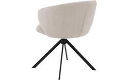 Goossens eetkamerstoel noomi beige stof - 8235791-goossens-noomi-stoel-onderdelen-metaal-01