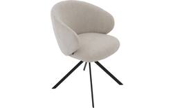 Goossens eetkamerstoel noomi beige stof - 8235791-goossens-noomi-stoel-onderdelen-metaal-01
