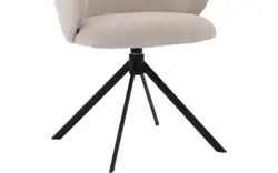 Goossens eetkamerstoel noomi beige stof - 8235791-goossens-noomi-stoel-onderdelen-metaal-01