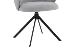 Goossens eetkamerstoel noomi blauw stof - 8235792-goossens-noomi-stoel-onderdelen-metaal-01