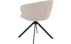 Goossens eetkamerstoel noomi beige stof - 8235796-goossens-noomi-stoel-onderdelen-metaal-01