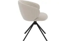 Goossens eetkamerstoel noomi beige stof - 8235796-goossens-noomi-stoel-onderdelen-metaal-01