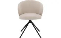 Goossens eetkamerstoel noomi beige stof - 8235796-goossens-noomi-stoel-onderdelen-metaal-01