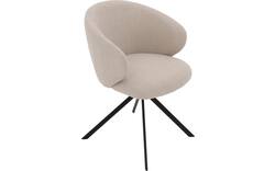 Goossens eetkamerstoel noomi beige stof - 8235796-goossens-noomi-stoel-onderdelen-metaal-01