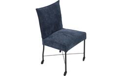 Goossens eetkamerstoel erik blauw stof - 8235804-goossens-erik-eetkamerstoel-stof-blauw-01