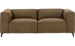 Goossens zitbank calvin groen micro leer - 8240110-goossens-calvin-bank-micro-leer-groen-01