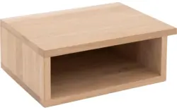 Goossens aanhaaktafel roll onbewerkt eiken - 8240232-goossens-roll-nachtkastje-eiken-01