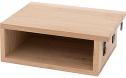 Goossens aanhaaktafel roll onbewerkt eiken - 8240232-goossens-roll-nachtkastje-eiken-01