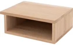 Goossens aanhaaktafel roll onbewerkt eiken - 8240233-goossens-roll-nachtkastje-eiken-01