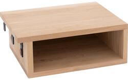 Goossens aanhaaktafel roll onbewerkt eiken - 8240233-goossens-roll-nachtkastje-eiken-01