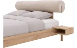 Goossens aanhaaktafel roll onbewerkt eiken - 8240233-goossens-roll-nachtkastje-eiken-01