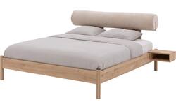 Goossens aanhaaktafel roll onbewerkt eiken - 8240233-goossens-roll-nachtkastje-eiken-01