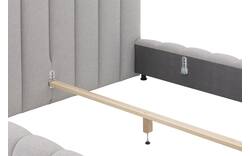 Goossens gestoffeerd bedframe amalfi grijs stof - 8240333-goossens-amalfi-bedframe-stof-01