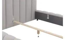 Goossens gestoffeerd bedframe amalfi grijs stof - 8240333-goossens-amalfi-bedframe-stof-01