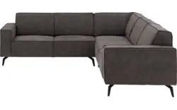 Goossens hoekbank hercules grijs microvezel - 8240336-goossens-hercules-bank-microvezel-grijs-01