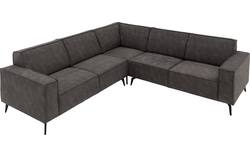 Goossens hoekbank hercules grijs microvezel - 8240336-goossens-hercules-bank-microvezel-grijs-01