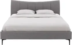 Goossens gestoffeerd bedframe victory grijs stof - 8241816-goossens-victory-bedframe-stof-01