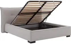 Goossens gestoffeerd bedframe bolzano storage grijs stof - 8241819-goossens-bolzano-storage-bedframe-stof-02
