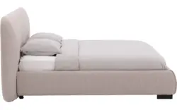 Goossens gestoffeerd bedframe sienna beige stof - 8241820-goossens-sienna-bedframe-stof-01