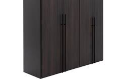 Goossens kledingkast ambra zwart hoogwaardig meubelplaat - 8241883-goossens-ambra-zwart-draaideuren-05