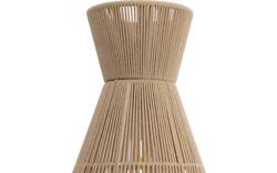 Goossens hanglamp fresia bruin stof - 8242007-frandsen-fresia-e27-01