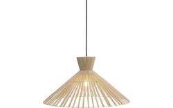Goossens hanglamp fresia bruin stof - 8242008-frandsen-fresia-e27-02