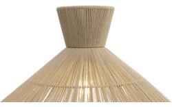 Goossens hanglamp fresia bruin stof - 8242008-frandsen-fresia-e27-01