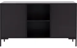 Goossens basic dressoir madrid zwart melamine - 8242055-goossens-basic-madrid-dressoir-melamine-01