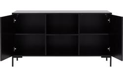 Goossens basic dressoir madrid zwart melamine - 8242055-goossens-basic-madrid-dressoir-melamine-01
