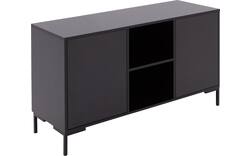 Goossens basic dressoir madrid zwart melamine - 8242055-goossens-basic-madrid-dressoir-melamine-01