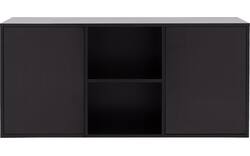 Goossens basic dressoir madrid zwart melamine - 8242055-goossens-basic-madrid-dressoir-melamine-01