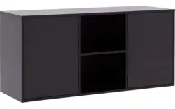 Goossens basic dressoir madrid zwart melamine - 8242055-goossens-basic-madrid-dressoir-melamine-01