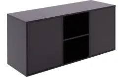 Goossens basic dressoir madrid zwart melamine - 8242055-goossens-basic-madrid-dressoir-melamine-01