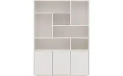 Goossens basic buffetkast madrid wit melamine - 8242778-goossens-basic-madrid-buffetkast-melamine-01