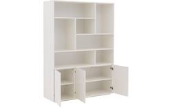 Goossens basic buffetkast madrid wit melamine - 8242778-goossens-basic-madrid-buffetkast-melamine-01