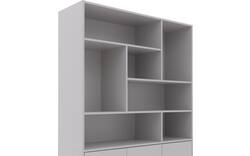 Goossens basic buffetkast madrid grijs melamine - 8242779-goossens-basic-madrid-buffetkast-melamine-01