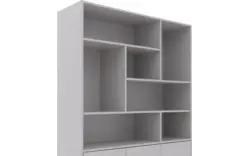 Goossens basic buffetkast madrid grijs melamine - 8242779-goossens-basic-madrid-buffetkast-melamine-01