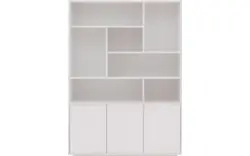 Goossens basic buffetkast madrid wit melamine - 8242780-goossens-basic-madrid-buffetkast-melamine-01