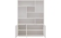 Goossens basic buffetkast madrid wit melamine - 8242780-goossens-basic-madrid-buffetkast-melamine-01