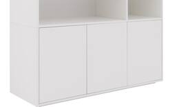 Goossens basic buffetkast madrid wit melamine - 8242780-goossens-basic-madrid-buffetkast-melamine-01