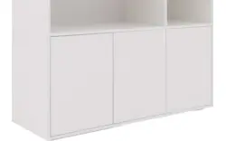 Goossens basic buffetkast madrid wit melamine - 8242780-goossens-basic-madrid-buffetkast-melamine-01