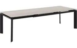 Goossens eettafel eliana beige keramiek - 8242793-goossens-eliana-eettafel-keramiek-wit-01
