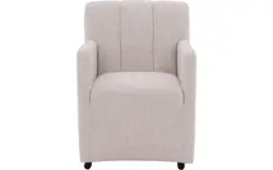 Goossens eetkamerstoel lewise beige stof - 8242937-goossens-lewise-eetkamerstoel-stof-wit-01