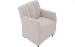 Goossens eetkamerstoel lewise beige stof - 8242937-goossens-lewise-eetkamerstoel-stof-wit-01