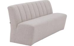 Goossens eetkamerbank lewise beige stof - 8242938-goossens-lewise-eetkamerstoel-stof-wit-01