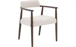 Goossens eetkamerstoel jesper beige stof - 8242954-goossens-jesper-eetkamerstoel-stof-wit-01