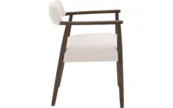 Goossens eetkamerstoel jesper beige stof - 8242954-goossens-jesper-eetkamerstoel-stof-wit-01