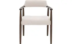 Goossens eetkamerstoel jesper beige stof - 8242954-goossens-jesper-eetkamerstoel-stof-wit-01