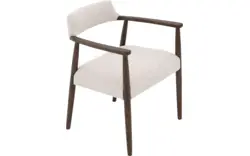 Goossens eetkamerstoel jesper beige stof - 8242954-goossens-jesper-eetkamerstoel-stof-wit-01